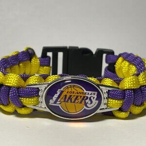 Los Angeles Lakers NBA Paracord Bracelet NEW